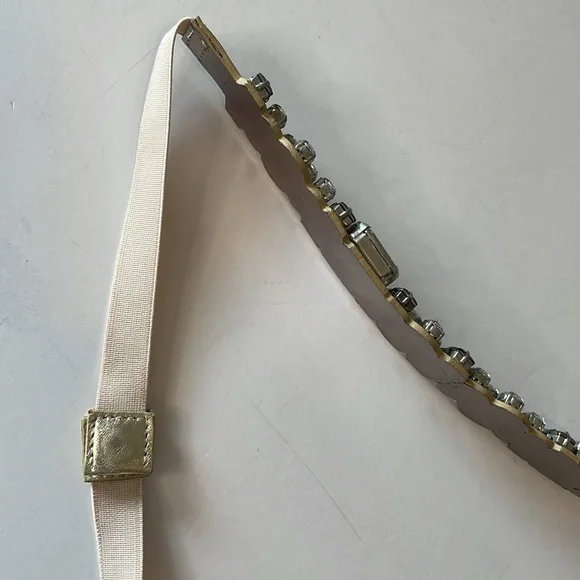 Baubled Boden belt Jeweled Rhinestone L/ XL